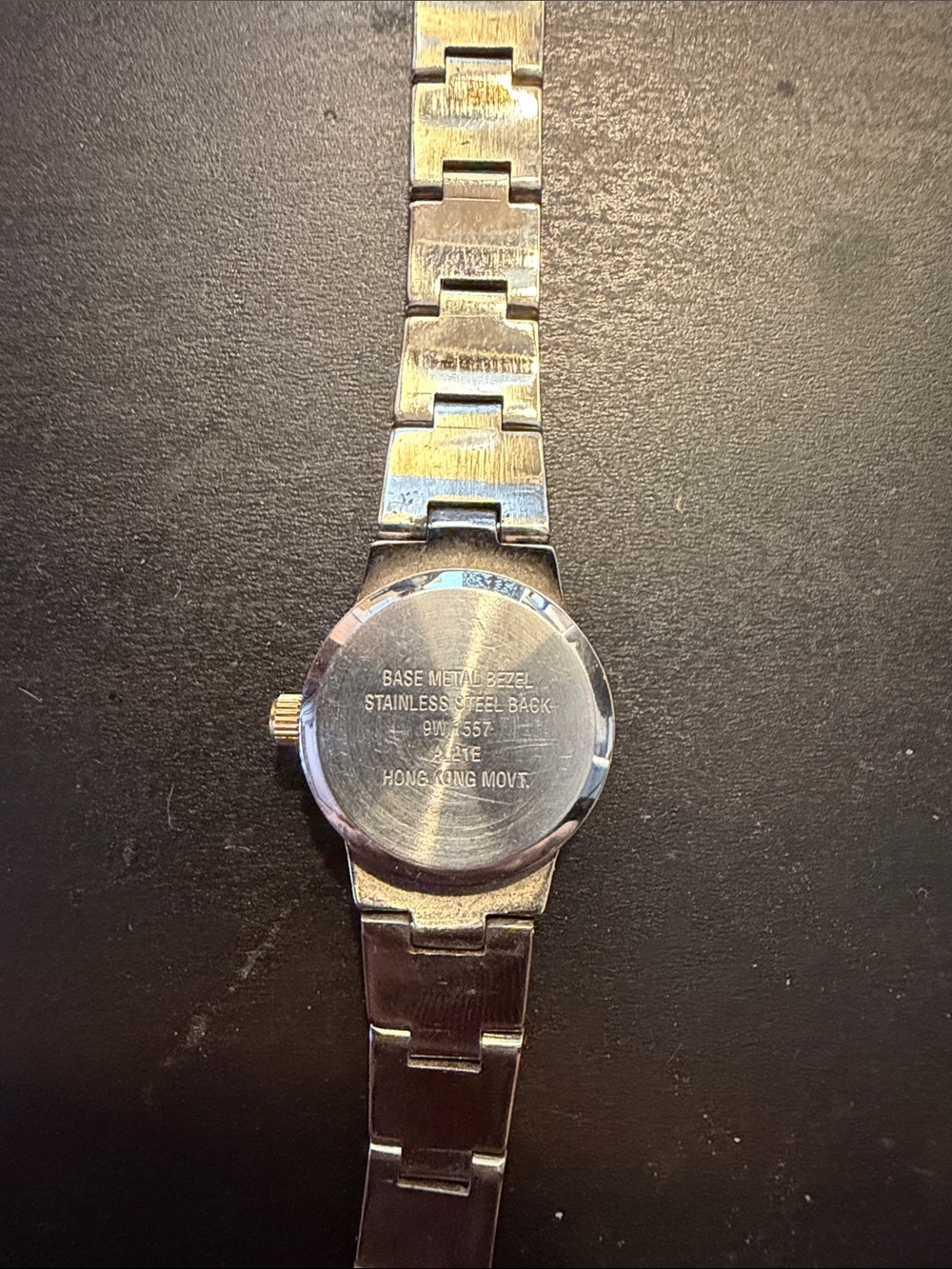 Nine West Two-Tone Gold and Silver Link Bracelet Watch - Picture 4 of 4